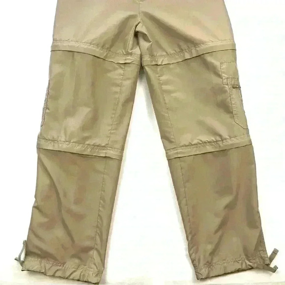 Vtg Walt Disney World Khaki 3 Tier Outdoor Convertible Zip Lightweight Pants (M) - Picture 2 of 16